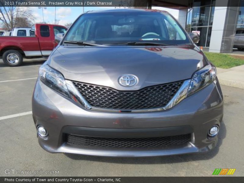 Predawn Gray Mica / Dark Charcoal 2013 Toyota Sienna SE