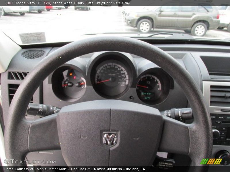 Stone White / Dark Slate Gray/Light Slate Gray 2007 Dodge Nitro SXT 4x4