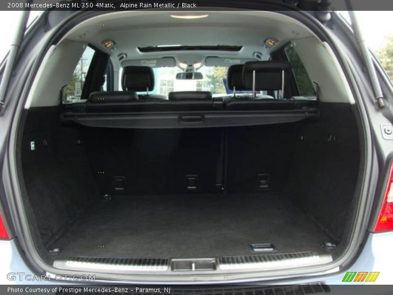 Alpine Rain Metallic / Black 2008 Mercedes-Benz ML 350 4Matic