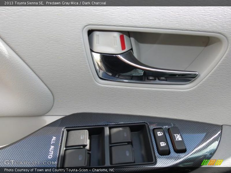 Predawn Gray Mica / Dark Charcoal 2013 Toyota Sienna SE
