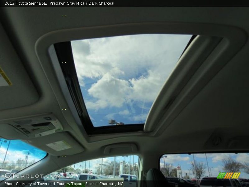 Predawn Gray Mica / Dark Charcoal 2013 Toyota Sienna SE