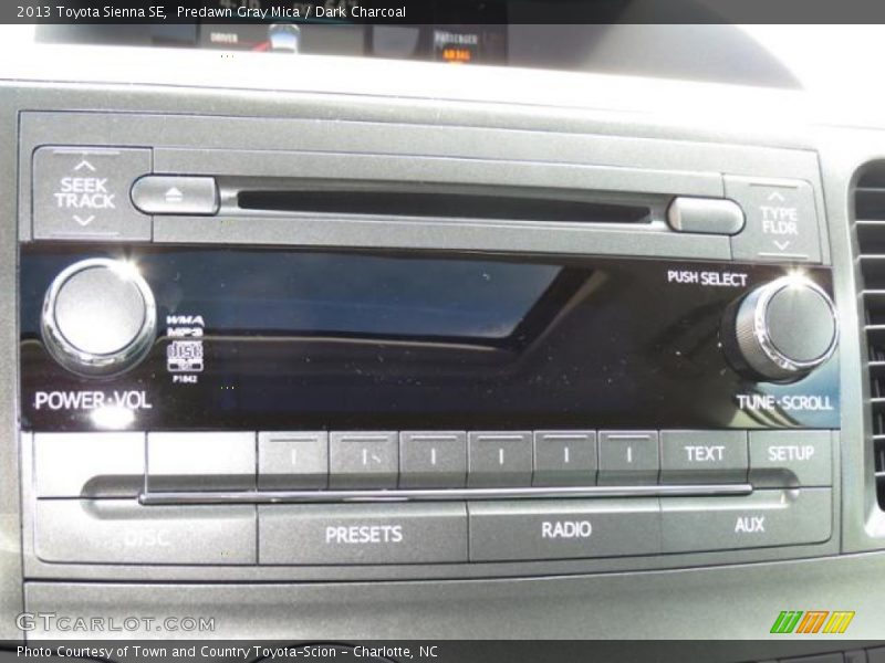 Predawn Gray Mica / Dark Charcoal 2013 Toyota Sienna SE