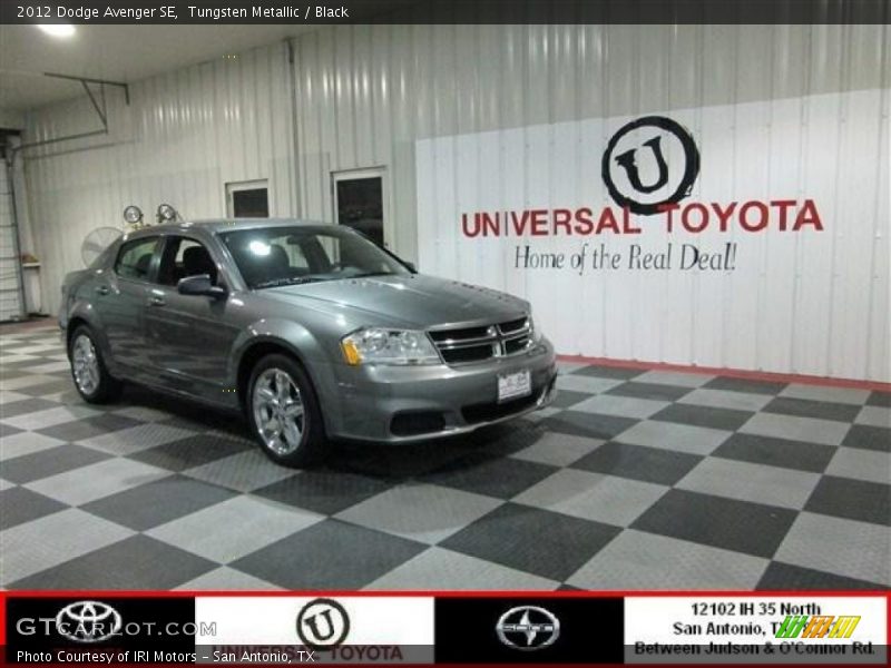 Tungsten Metallic / Black 2012 Dodge Avenger SE