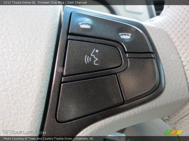 Predawn Gray Mica / Dark Charcoal 2013 Toyota Sienna SE