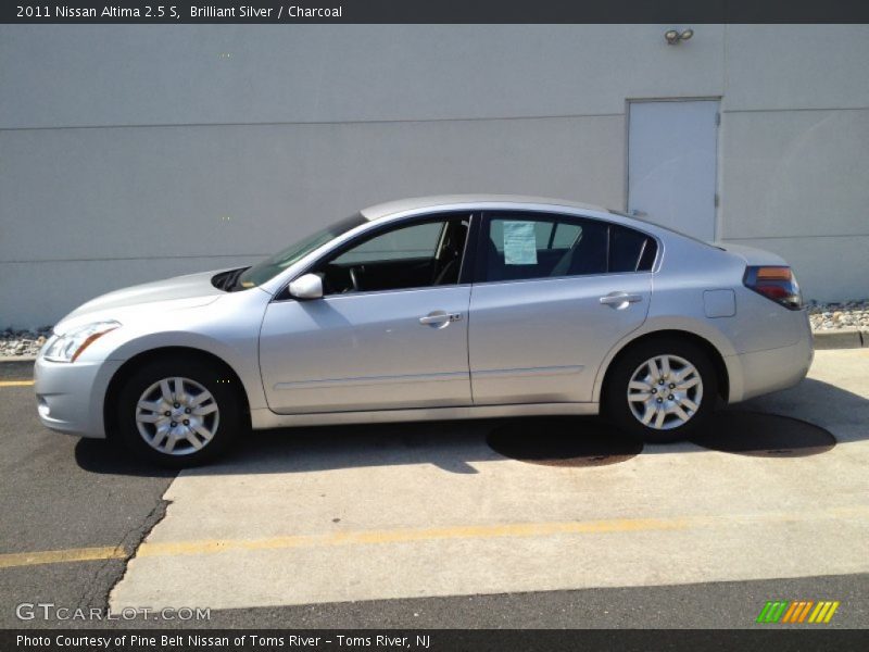 Brilliant Silver / Charcoal 2011 Nissan Altima 2.5 S