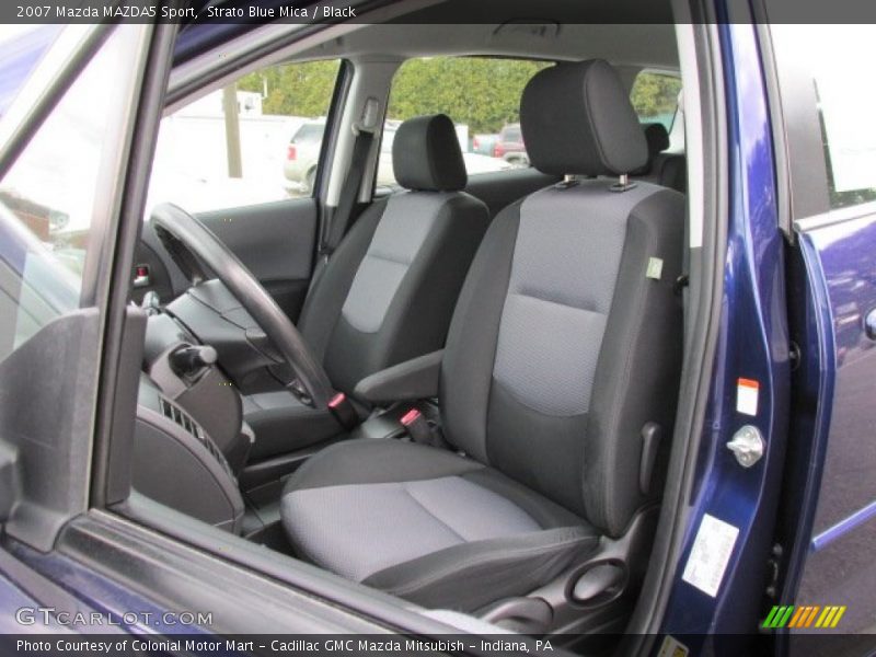 Front Seat of 2007 MAZDA5 Sport