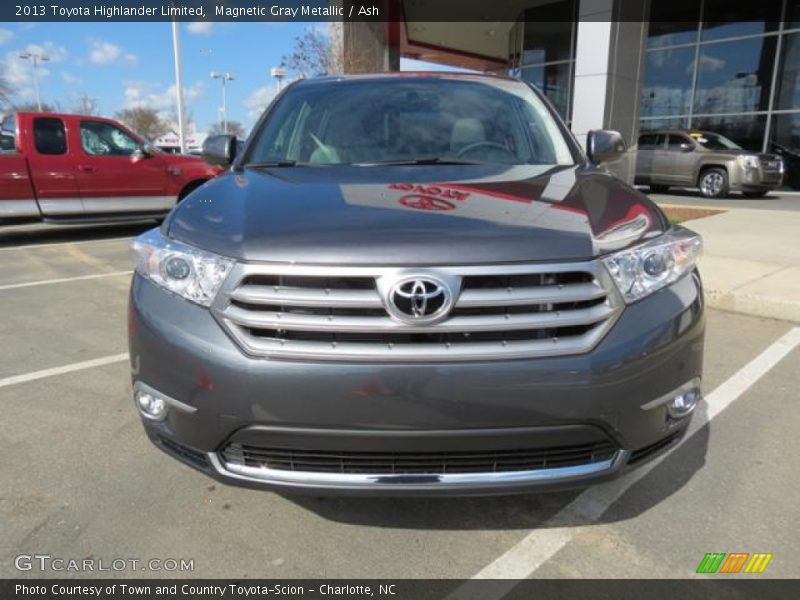 Magnetic Gray Metallic / Ash 2013 Toyota Highlander Limited