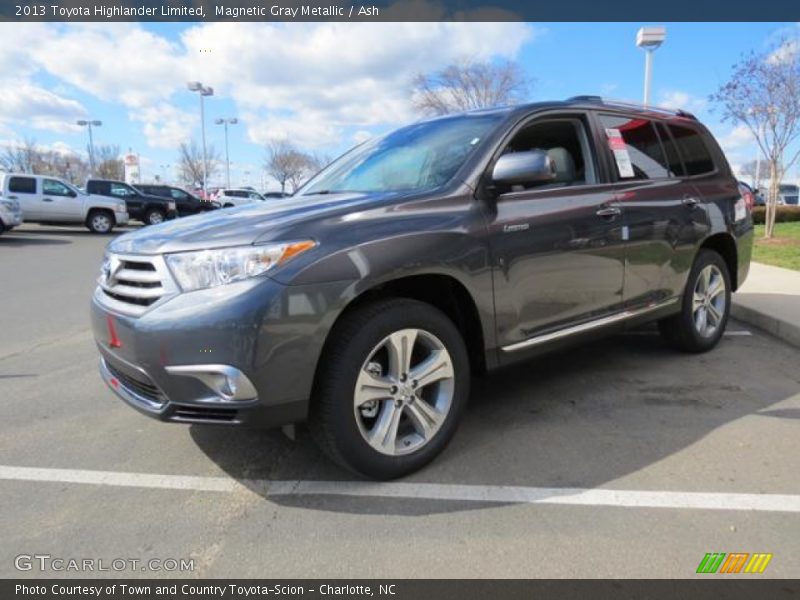 Magnetic Gray Metallic / Ash 2013 Toyota Highlander Limited