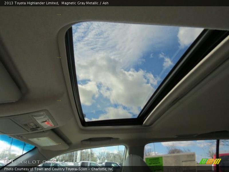 Magnetic Gray Metallic / Ash 2013 Toyota Highlander Limited