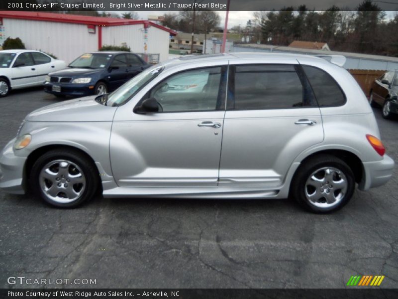 Bright Silver Metallic / Taupe/Pearl Beige 2001 Chrysler PT Cruiser Limited
