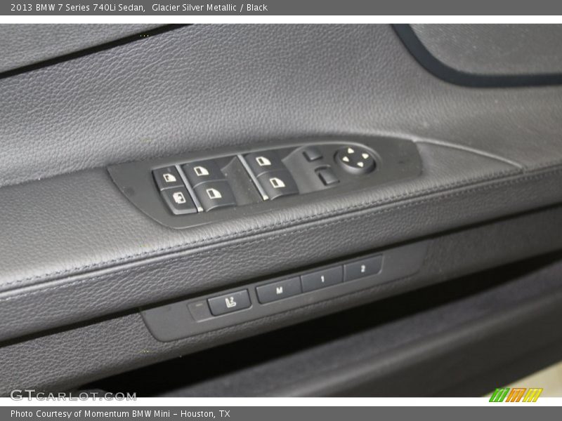 Glacier Silver Metallic / Black 2013 BMW 7 Series 740Li Sedan