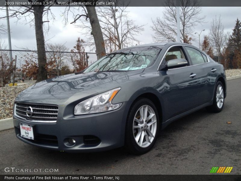 Mystic Jade Metallic / Caffe Latte 2009 Nissan Maxima 3.5 SV