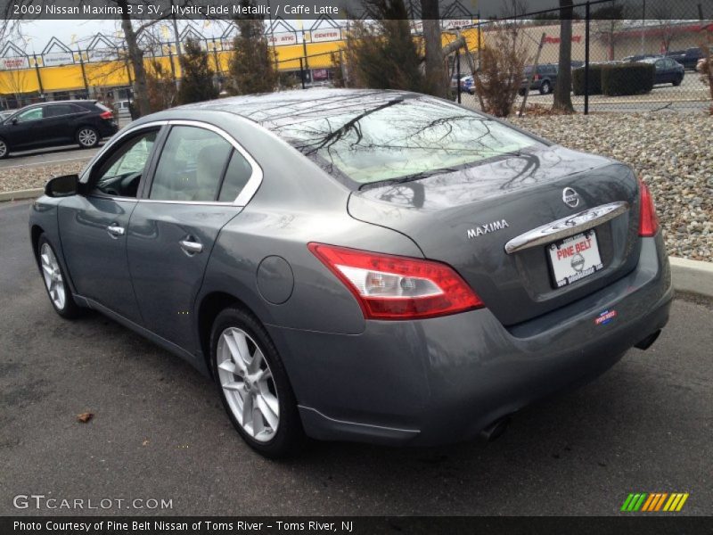 Mystic Jade Metallic / Caffe Latte 2009 Nissan Maxima 3.5 SV