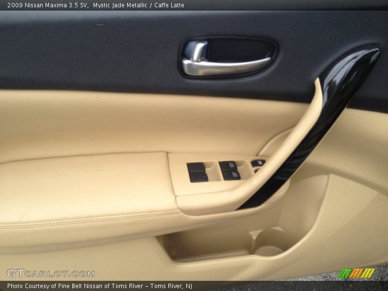 Mystic Jade Metallic / Caffe Latte 2009 Nissan Maxima 3.5 SV