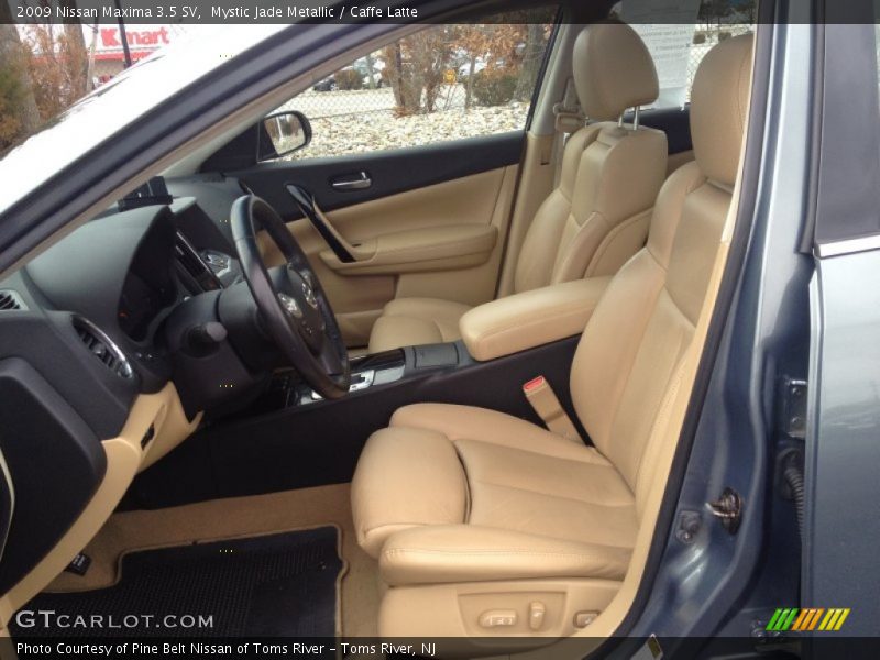Mystic Jade Metallic / Caffe Latte 2009 Nissan Maxima 3.5 SV