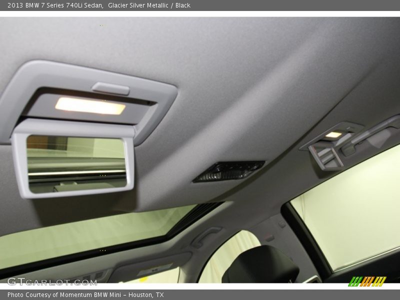 Glacier Silver Metallic / Black 2013 BMW 7 Series 740Li Sedan
