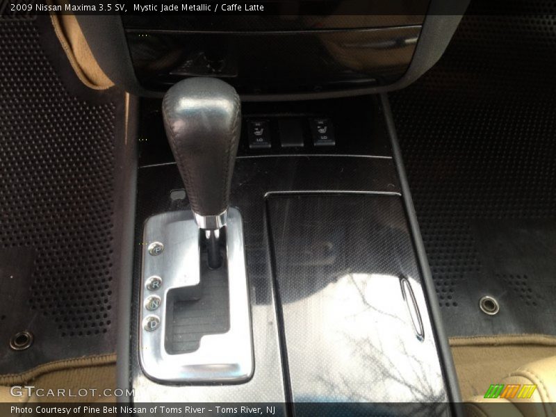 Mystic Jade Metallic / Caffe Latte 2009 Nissan Maxima 3.5 SV