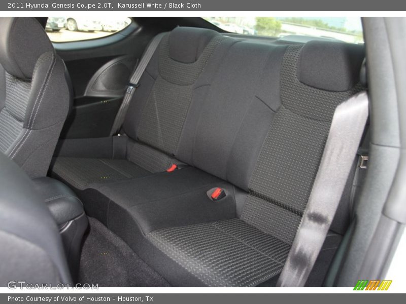 Rear Seat of 2011 Genesis Coupe 2.0T