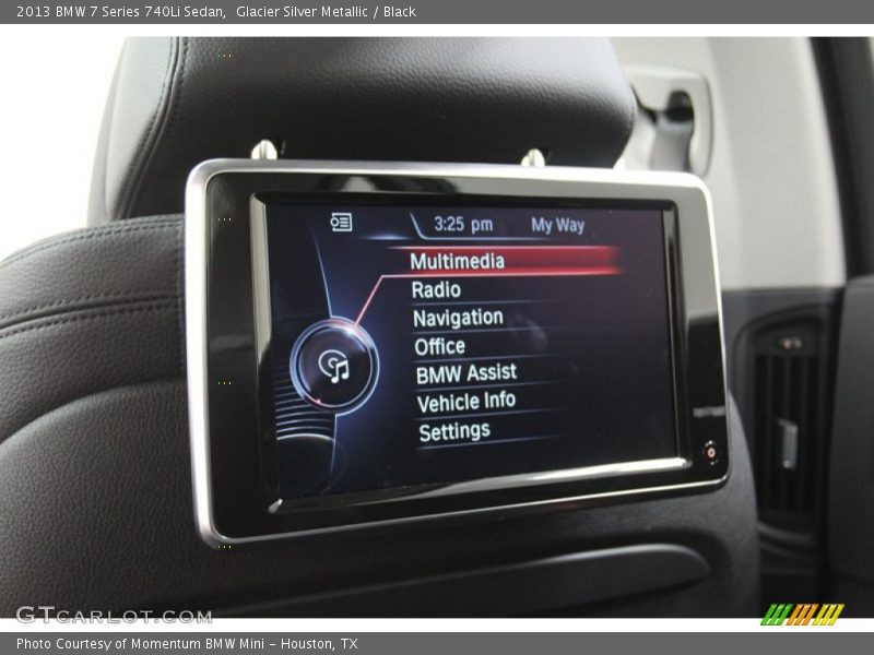 Glacier Silver Metallic / Black 2013 BMW 7 Series 740Li Sedan