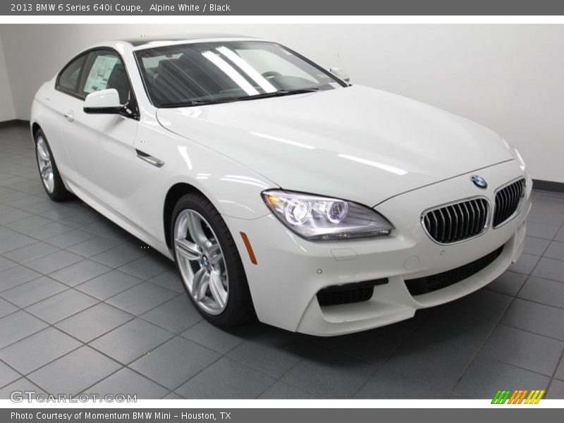 Front 3/4 View of 2013 6 Series 640i Coupe