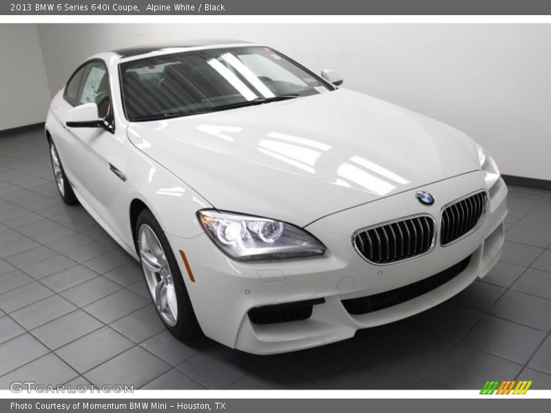 Front 3/4 View of 2013 6 Series 640i Coupe