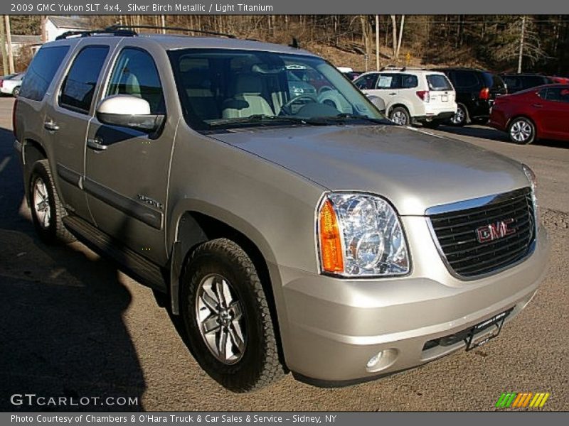 Silver Birch Metallic / Light Titanium 2009 GMC Yukon SLT 4x4