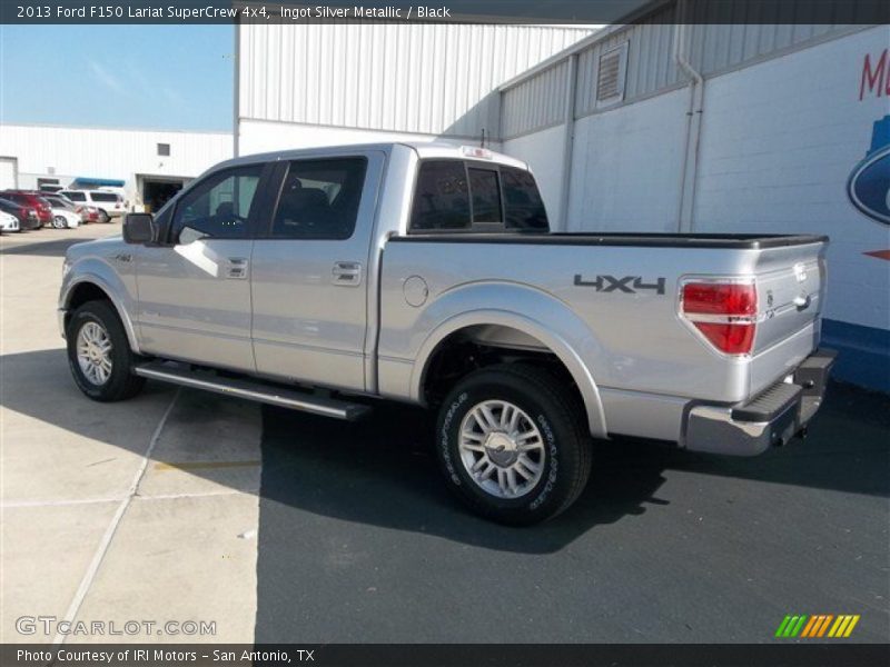 Ingot Silver Metallic / Black 2013 Ford F150 Lariat SuperCrew 4x4