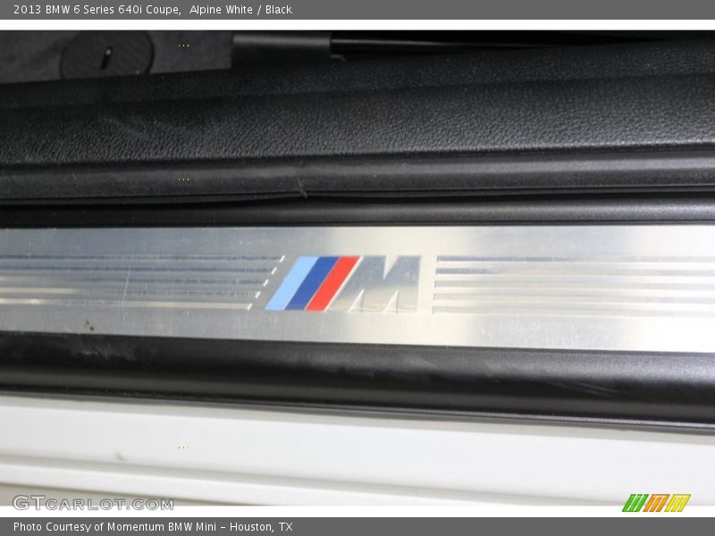Alpine White / Black 2013 BMW 6 Series 640i Coupe