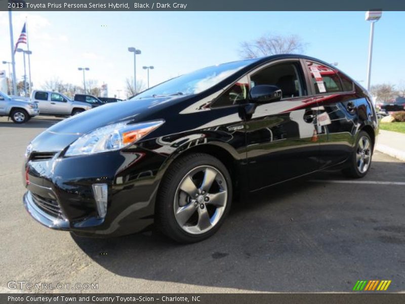 Black / Dark Gray 2013 Toyota Prius Persona Series Hybrid