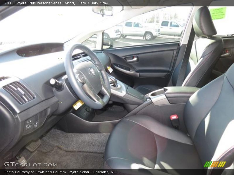 Black / Dark Gray 2013 Toyota Prius Persona Series Hybrid