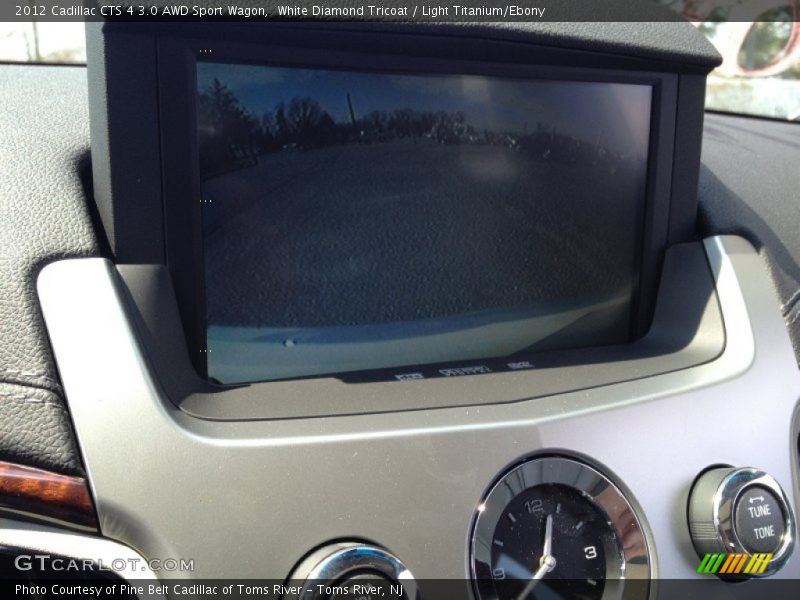 White Diamond Tricoat / Light Titanium/Ebony 2012 Cadillac CTS 4 3.0 AWD Sport Wagon