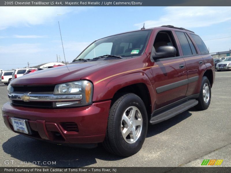 Majestic Red Metallic / Light Cashmere/Ebony 2005 Chevrolet TrailBlazer LS 4x4