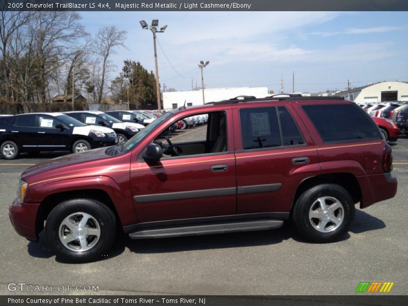 Majestic Red Metallic / Light Cashmere/Ebony 2005 Chevrolet TrailBlazer LS 4x4