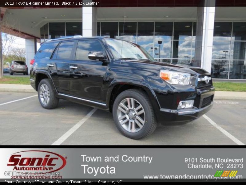 Black / Black Leather 2013 Toyota 4Runner Limited