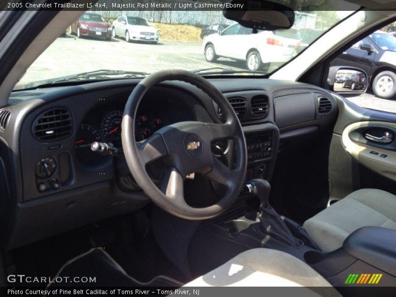 Majestic Red Metallic / Light Cashmere/Ebony 2005 Chevrolet TrailBlazer LS 4x4