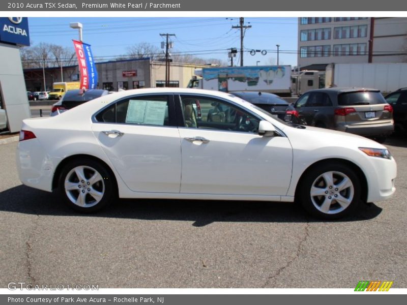 Premium White Pearl / Parchment 2010 Acura TSX Sedan