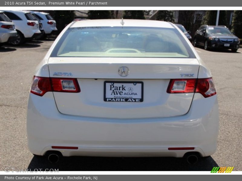 Premium White Pearl / Parchment 2010 Acura TSX Sedan