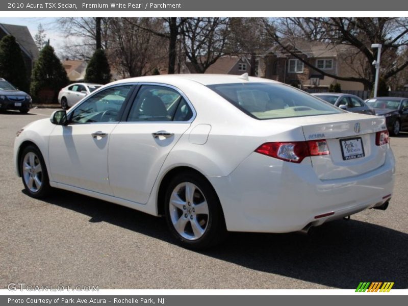 Premium White Pearl / Parchment 2010 Acura TSX Sedan