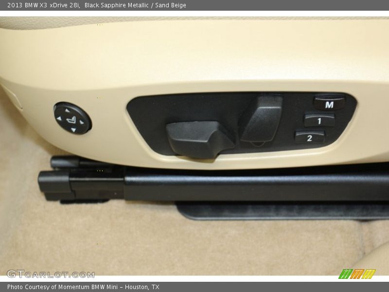 Black Sapphire Metallic / Sand Beige 2013 BMW X3 xDrive 28i