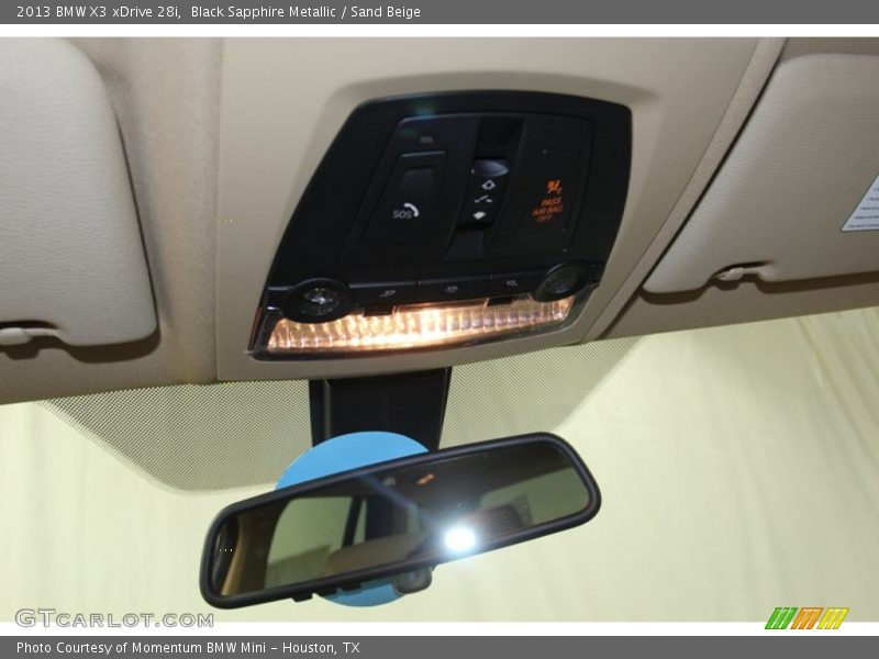 Black Sapphire Metallic / Sand Beige 2013 BMW X3 xDrive 28i