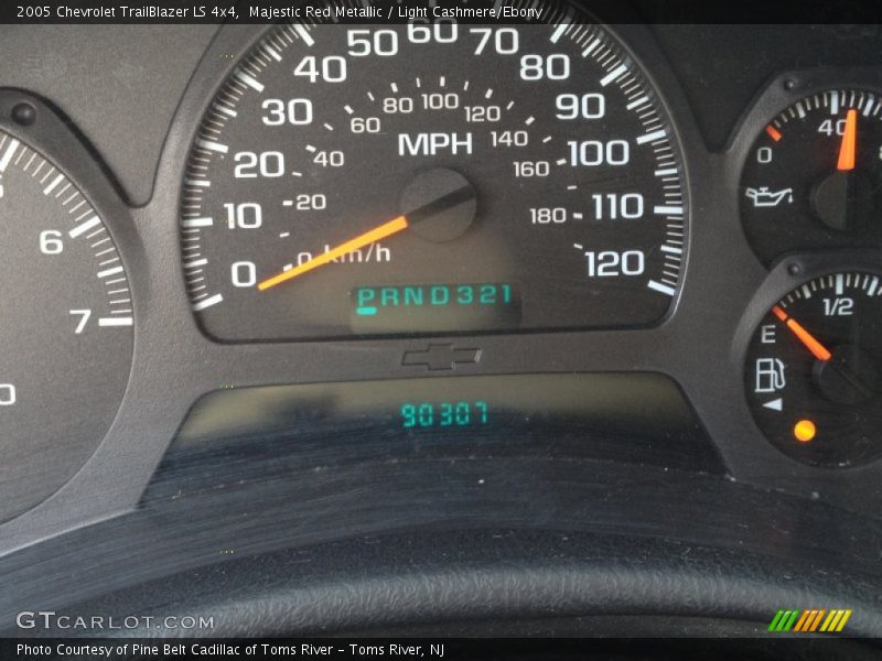Majestic Red Metallic / Light Cashmere/Ebony 2005 Chevrolet TrailBlazer LS 4x4