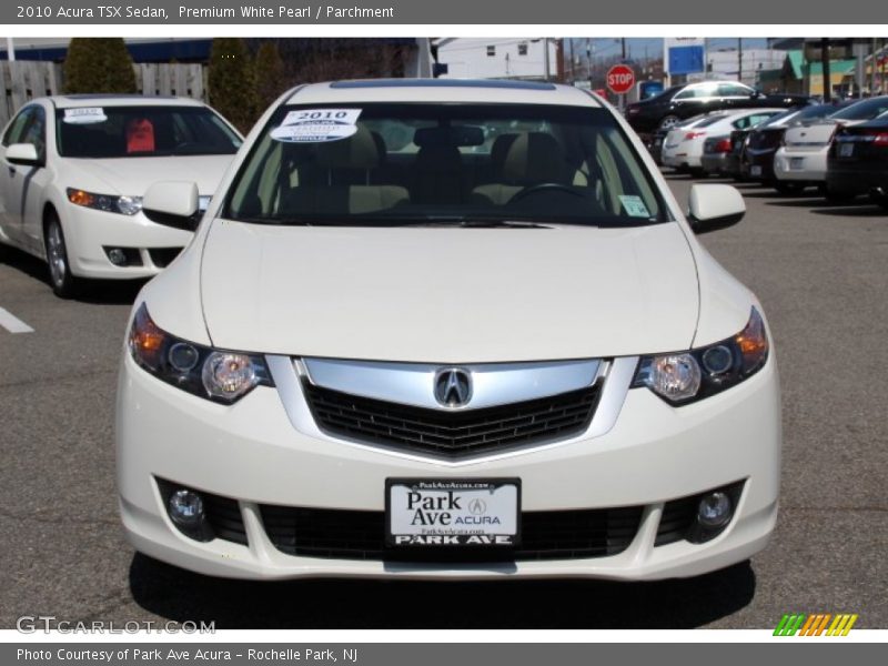 Premium White Pearl / Parchment 2010 Acura TSX Sedan