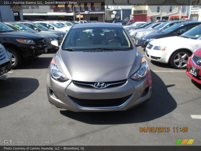 Desert Bronze / Beige 2011 Hyundai Elantra GLS
