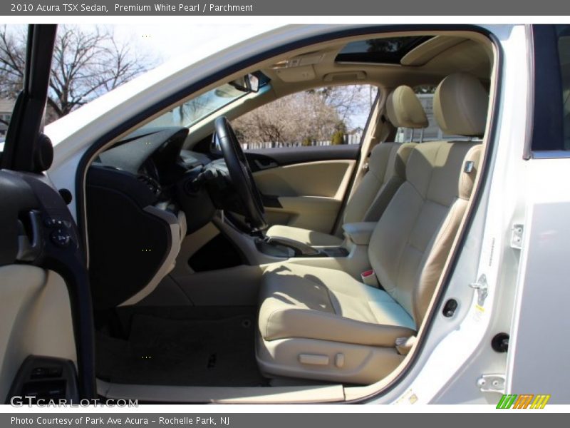 Premium White Pearl / Parchment 2010 Acura TSX Sedan