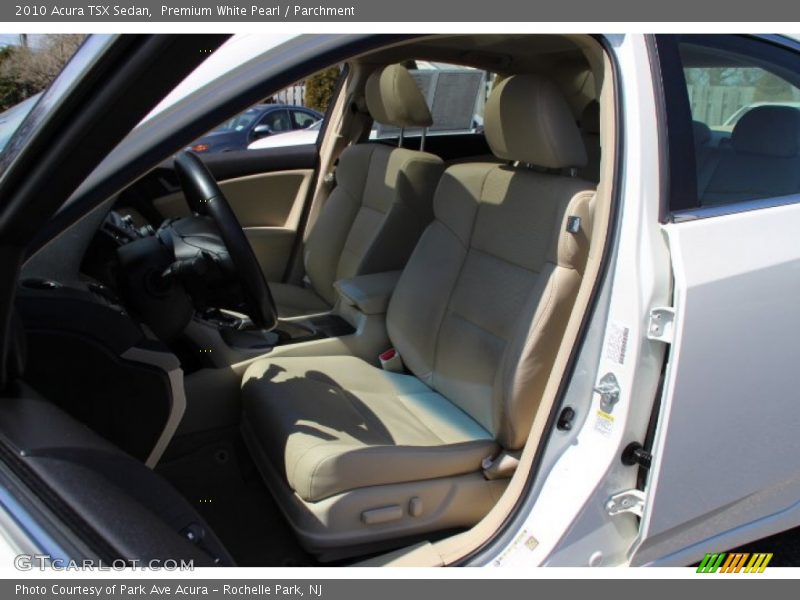 Premium White Pearl / Parchment 2010 Acura TSX Sedan