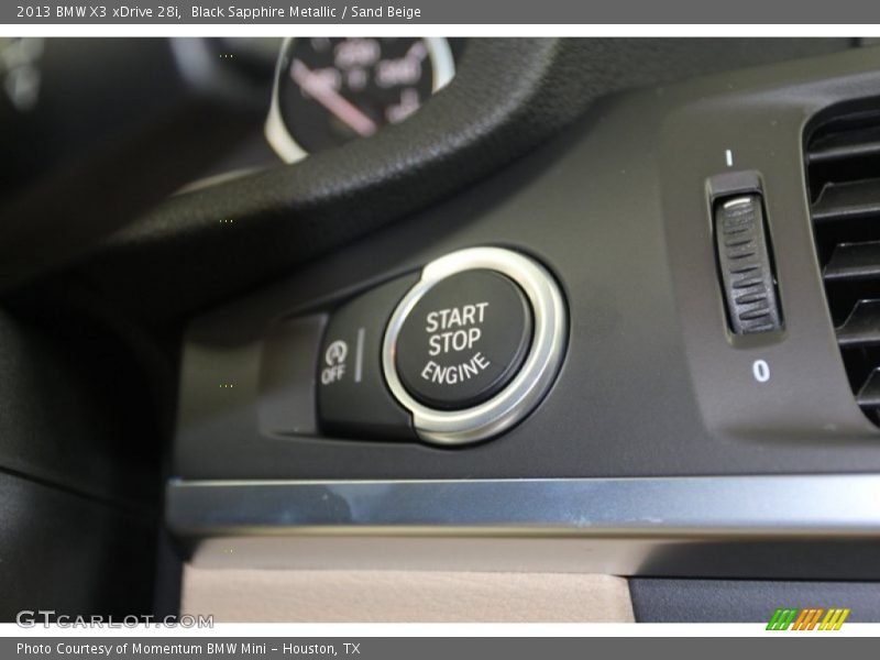 Black Sapphire Metallic / Sand Beige 2013 BMW X3 xDrive 28i