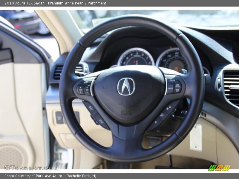 Premium White Pearl / Parchment 2010 Acura TSX Sedan