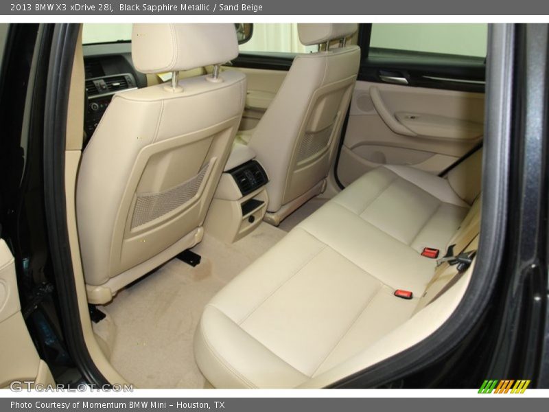Black Sapphire Metallic / Sand Beige 2013 BMW X3 xDrive 28i