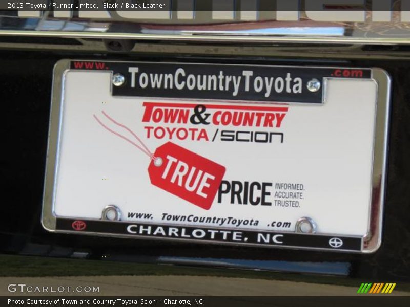 Black / Black Leather 2013 Toyota 4Runner Limited