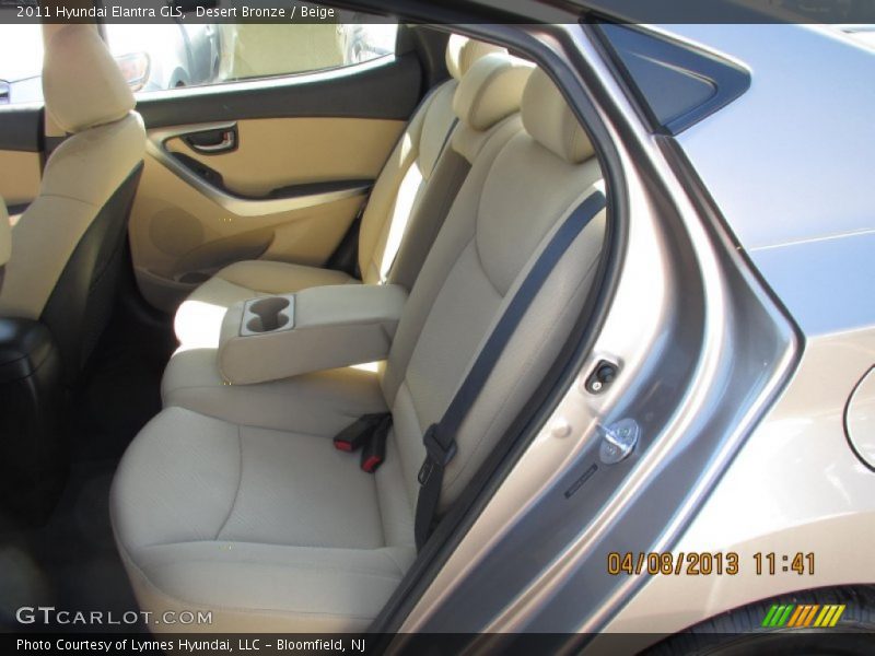 Desert Bronze / Beige 2011 Hyundai Elantra GLS
